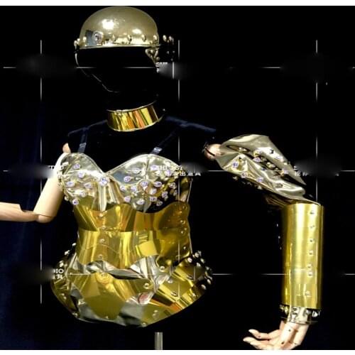 Customized gogo costumes sexy women party girl stage show dance wear nightclub bar future technology armor performance costume