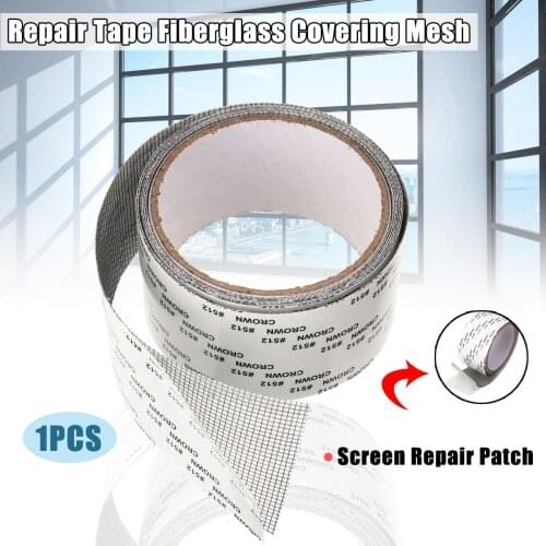 New Screen Sticky Wires Patch Repair Kit Tape Window Screen Fiberglass Covering Mesh Repairing Broken Holes Anti-Mosquito Mesh