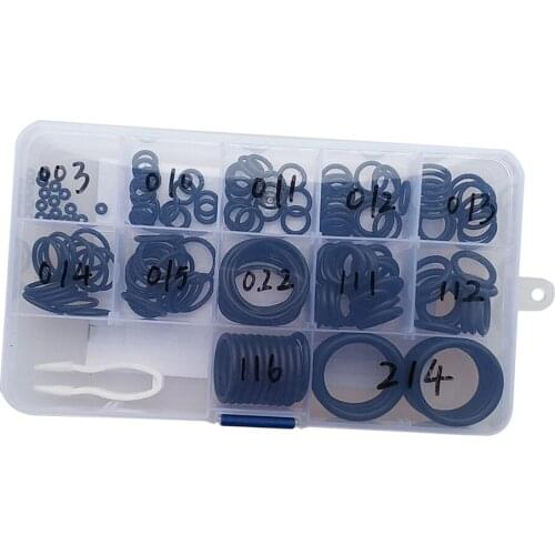 Scuna/Nitrox O-Ring Kit 12 Sizes, 170 Pcs, 70 DURO for Dive Tank Valve Hoses Nitrox Scuba O-Ring Kit 70 Duro Rings