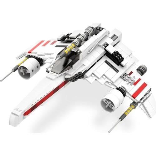 MOC Star Series Ewing Space Fighter Aircraft Collection Building Block Model stitching particles DIY Toys Kids Boys brick Gifts