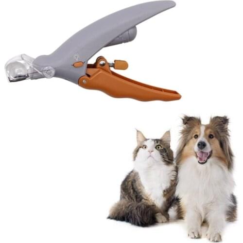 Pet Nail Clipper 5X Magnification Dog Nail Scissor Safe Pet Grooming Trimmer Claw Care Tool LED Light Dog Nail Trimmer