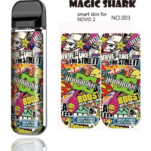 Leopard Snake Army Dragon Sexy Girl Money Dollar Vape Sticker Case Kit Film Cover Skin for Smok Novo 2