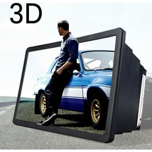 NEW Portable 3D Mobile Phone Screen Enlarge Magnifier Video Amplifier for iPHONE Samsung S9 White/Black Entertainment Tools