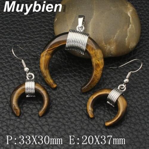 Newest design Round Stainless Steel 8 Styles Silver color Pendant and Earrings Jewelry sets For Women SGGZBCCA