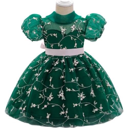 First 1st Birthday Princess Dress for Girl Baby Christening Gown Dress Evening Party Girl Baby Clothing Toddler Infant Clothes