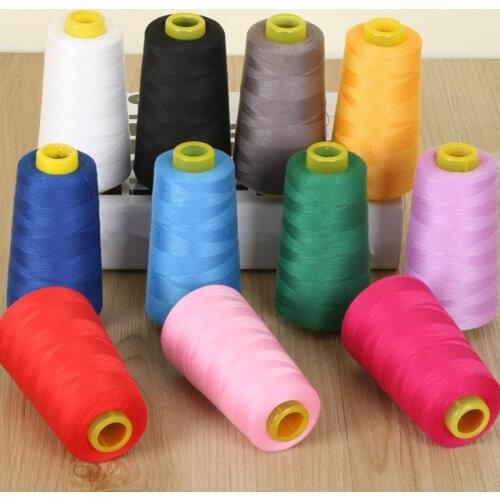 3000Yards/spool Polyester Sewing thread Durable Grey/White/Blue threads for Shirt/Chiffon 40s/2 yarn