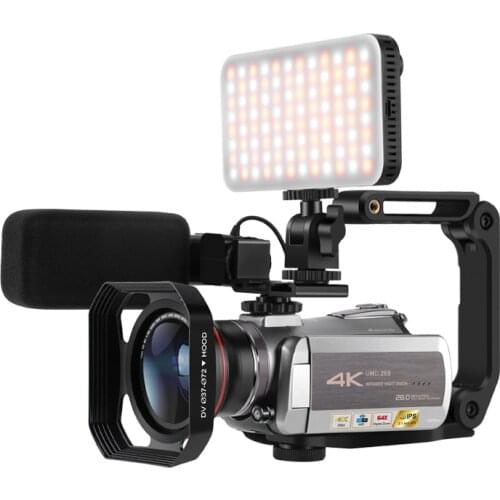 Ordro AZ50 Video Camera Profissional Camera 4K Full HD 1080P 3.1' Screen Digital Night Vision Camcorder Filmadora Vlog Camera