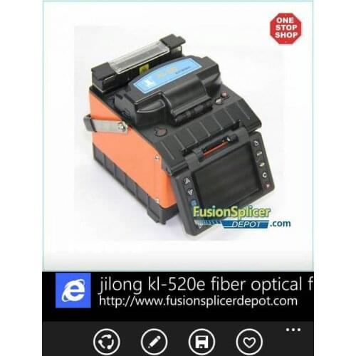 Brilliant Jilong Fusion splicer Machine 520e SM & MM splicing machine