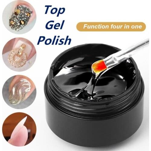 MISSCHEERING 15ML Top Coat Uv Gel For Extension Nail Art Semi-permanent Varnish For Manicure Hard Seal Coat Fake Nails Primer