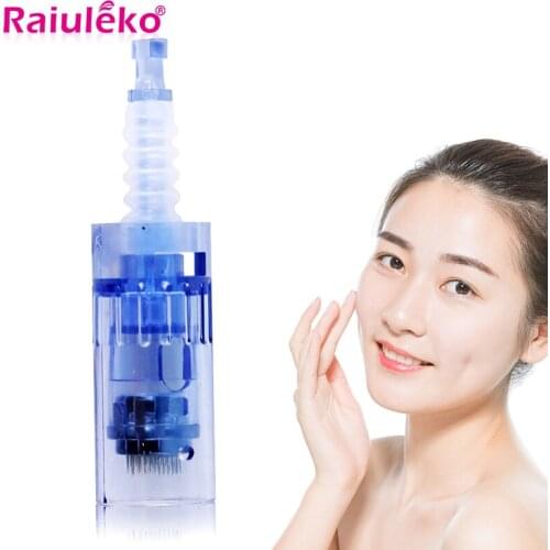 1/2 Blue Bayonet Tattoo for Electric Micro Rolling Dr.pen Stamp Therapy 9 pin/12 pin/36 pin/42 pin/Round Nano/3D Nano/5D Nano