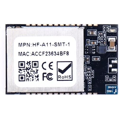 10pcs HOT selling UART to WI-FI Module Serial WIFI Module Ultra Small FCC CE HF-A11-SMT-1 IOT Antenna-internal PCB
