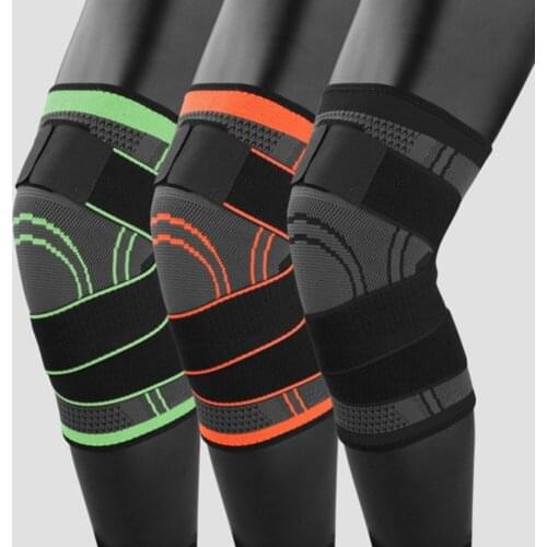 3D Pressurized Fitness Bandage Knee Support Brace Elastic Nylon Sports Compression Pad Sleeve Health Care Hot Sale Drop shipping