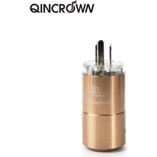 QINCRQWN HIFIgold scorpion audio gold-plated power plug plug tail fever power cord plug