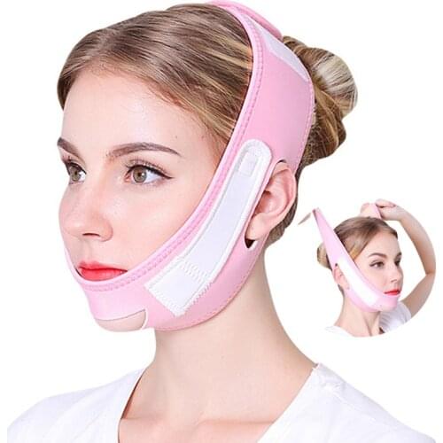 Delicate Facial Thin Face Mask Slimming Bandage Skin Care Belt Shape And Lift Reduce Double Chin Face Mask Face Thining Band
