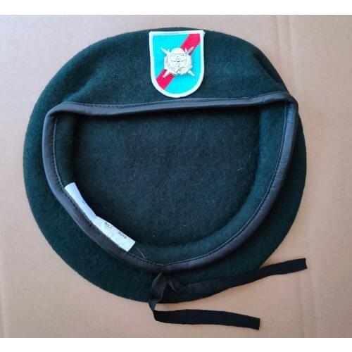 United States US Army 20th Special Forces Group Wool Green Beret Special Forces Scuba Combat Operations Diver badge Military Hat