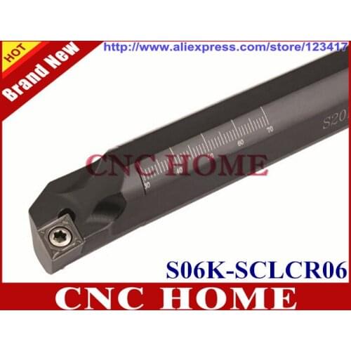 Free Shiping S06K-SCLCR06 Internal Inserts Boring Bar Turning Holder For CCMT060204 Work On Lathe Machine