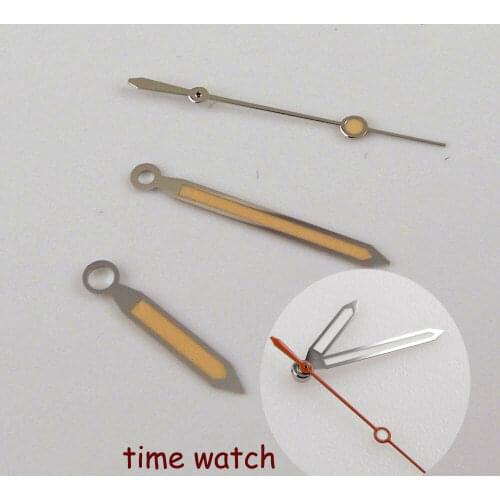 Watch Hands Parts Fit For NH35A NH36A 7s26 4r15 7009 Miyota 8215 821A Automatic Movement Green Lume Watch Pointers