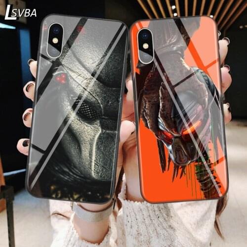 For iPhone 12 11 Pro Max mini Cover Borg Lost Predator for iPhone Max XR X 8 7 6 Plus 6S 5S SE Bright Phone Case