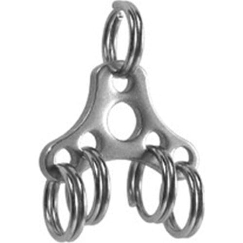 EDC camping equipment outdoor Removable hat Expand buckle set Carabiner Keychain Accessories Quicklink tool(buckle+5 rings)FW050