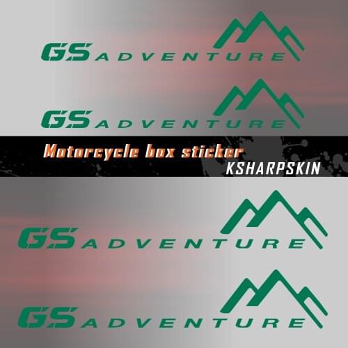 GS Motorcycle Aluminium case Box side decals Reflective Decoration Stickers For BMW F850GS F750GS F700GS F650GS F800GS G310GS