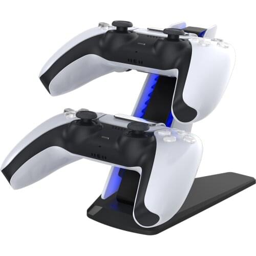 Game Controller Dual Charging Stand for PS5 Joystick Gamepad Charger Dock Station For Playstation 5 Wireless Controller