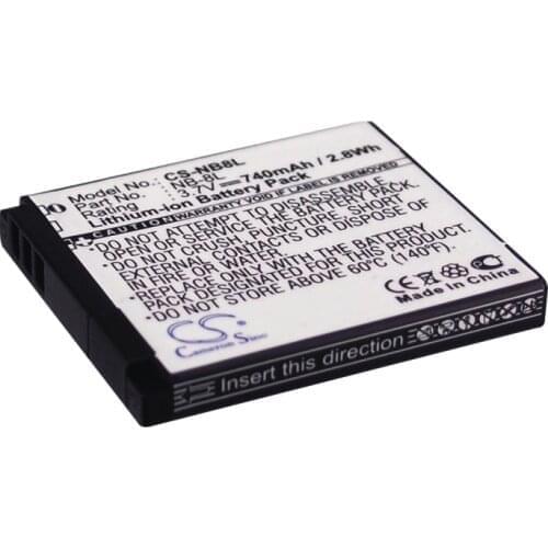 Cameron Sino 740mAh Battery NB-8L for Canon PowerShot A2200, PowerShot A3000, PowerShot A3000 IS, PowerShot A3100, A3100 IS