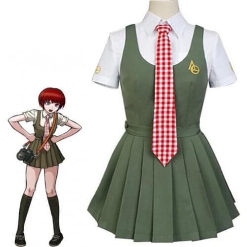 Popular Anime Danganronpa Surroundings Koizumi Mahiru Cosplay Costumes Japan Uniform Sailor Suit Halloween Dress Girls Clothing