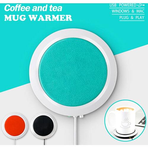 Heating Cup Mat USB Constant Temperature Heating 55 degree Celsius Portable Water Milk Coffee Mug Heater Warmer for Home Office