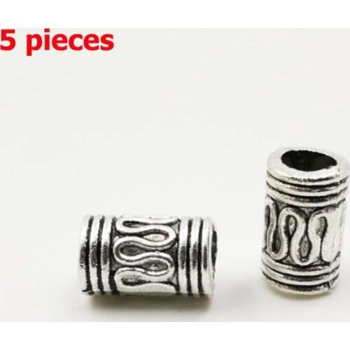 Metal Tasbih tassel accessories Spaced beads and Empty pipe beads Bracelet Bead Accessories