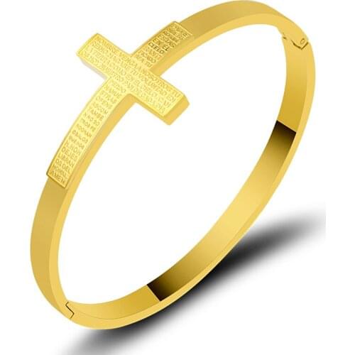 Fashion Bible Scripture Cross Bangle & Bracelet for Women Men Jewelry Christian Fashion Jewelry Lection Prayer Bracelets