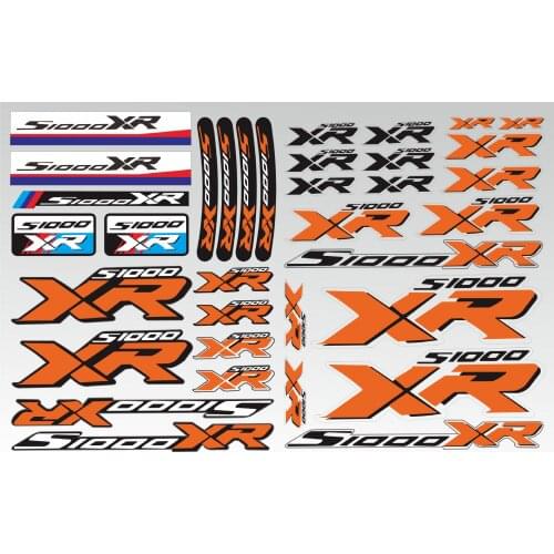 For BMW S1000XR s1000 xr motorcycle tail box stickers Beak Fender Decal Shock absorber decals Decals Reflective Waterproof