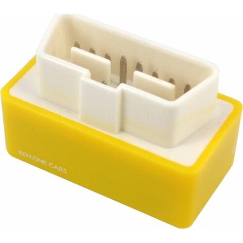 Nitro ODB2 Chip Tuning Box Gasoline power Booster Drive OBD2 Gasoline Car Performance Chip Yellow color