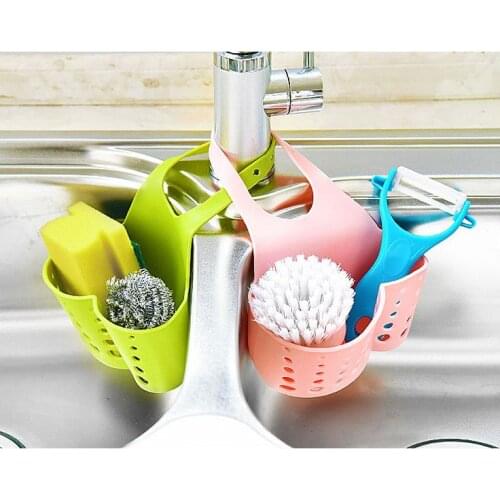 New Kitchen Portable Hanging Drain Bag Drain shelf Basket Bath Storage Gadget Tools Sink Holder Free Shipping
