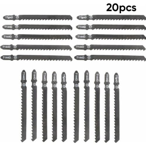 20x T144D T-Shank Jig Saw Blade For Hitachi Makita Festool Cutting Tool Chipboard Wood Plywood Fibre Laminated Board Accessory