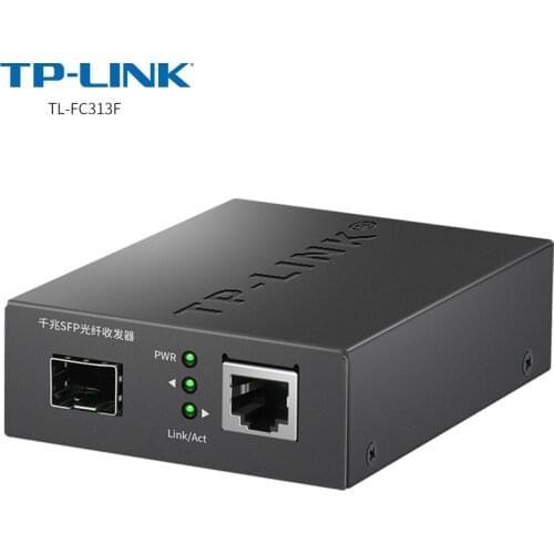 TP-LINK TL-FC313F Fiber media Converter to RJ45 Gigabit Media Converter SFP 100/1000M Ethernet Converter Transceiver