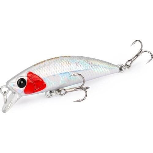 High Quality Sinking Minnow Artificial Lures Intruder50s 50mm5g Tremor Submerged Minoruya Bait Horse Mouth Bait Mandarin Fish