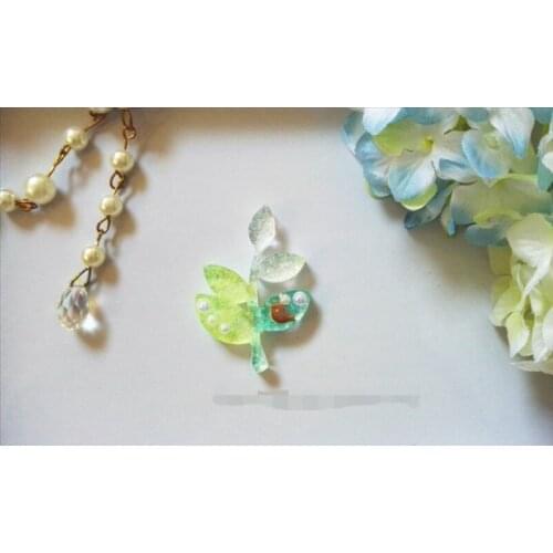 1pcs Branches and leaves Liquid silicone mold DIY resin jewelry pendant necklace pendant lanugo mold resin molds for jewelry