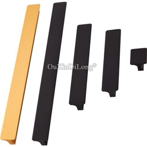 10PCS Top Designed European Elegant Kicthen Cabinet Door Handles Wardrobe Cupboard Drawer Cabinet Pulls Handles&Knobs Black/Gold