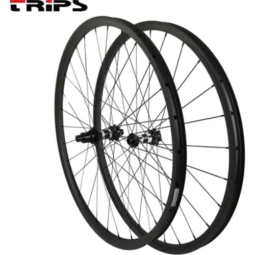 29er MTB carbon wheels 350 center lock 54T hub mountain bike carbon wheelset 27mm wide CX-ray 29inch carbon boost bicycle wheels