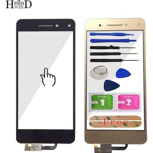 5.0'' Touch Glass For Lenovo Vibe S1 Touch Screen Front Outer Glass Digitizer Panel Parts Sensor Flex Cable Adhesive