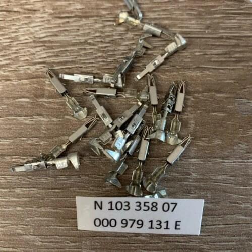 50/100/200/500pcs/lot 1.5mm Micro Timer II Wiring Crimp Repair Terminals Pins 000979131E For Audi Volkswagen Skoda Seat Porsche