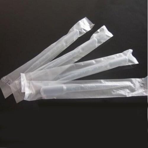 50 PCS 3ml Individual Package With Scale Disposable Plastic Dropper Pasteurization Chemistry Medicine Laboratory Supplies