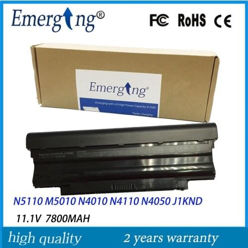 9cells 11.1V 7800Mah New High Quality Laptop Battery for Dell J1KND N4010 N5010 M5010 N4050 N5110 N4110