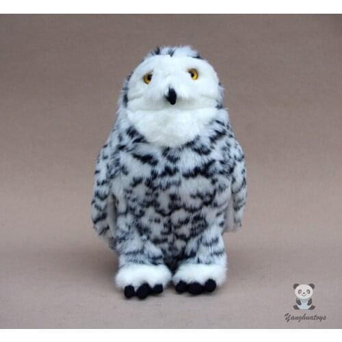 White Owl Doll Toy Real Life Plush Stuffed Toys Home decoration Holiday Gifts