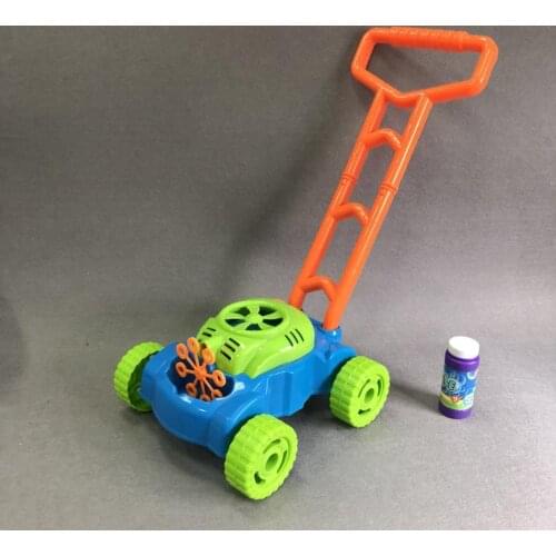 Childrens toy pusher full automatic bubble car baby toddler electric outdoor bubble tank car