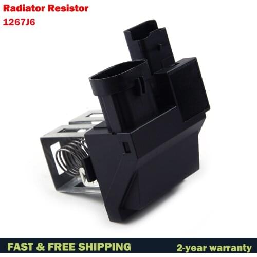 Radiator Fan Motor Relay Resistor For Citroen C2 C3 C4 C5 DS3 Peugeot 207 208 301 407 508 2008 1267J6 1267J4 9662872380