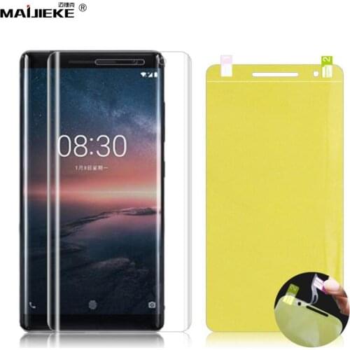 3D Full Cover Soft Hydrogel Film For Nokia 8 Sirocco 8.1 7.1 6.1 5.1 3.1 2.1 7 plus X71 TPU Front Screen protector Not Glass
