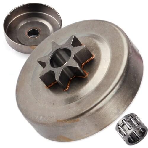 LETAOSK 7T Clutch Drum Sprocket 1121 640 2004 Kit & Bearing For 9512 933 2260 Fit for Stihl 026 MS260 024 MS240 Chainsaw