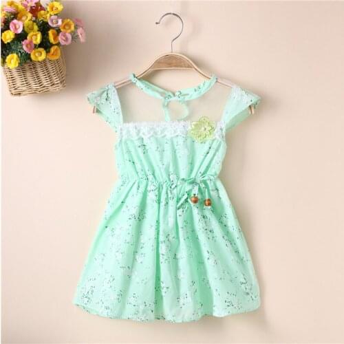 Summer Baby Girl Dresses For Toddler Casual Beach Dress Sweet Flower Princess Girls Dress Comfortable Cotton Infant Kids Clothes