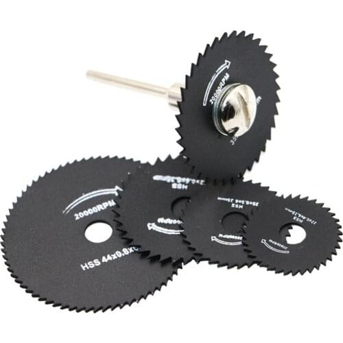 25/32/50/60mm Hss Cirkelzaag Blade Rotary Tool Mini Voor Dremel Metal Cutter Power Tool set Hout Slijpschijven Boor Doorn Cutoff